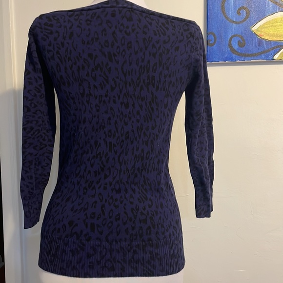 Twenty one- boatneck leopard sweater - Picture 3 of 4